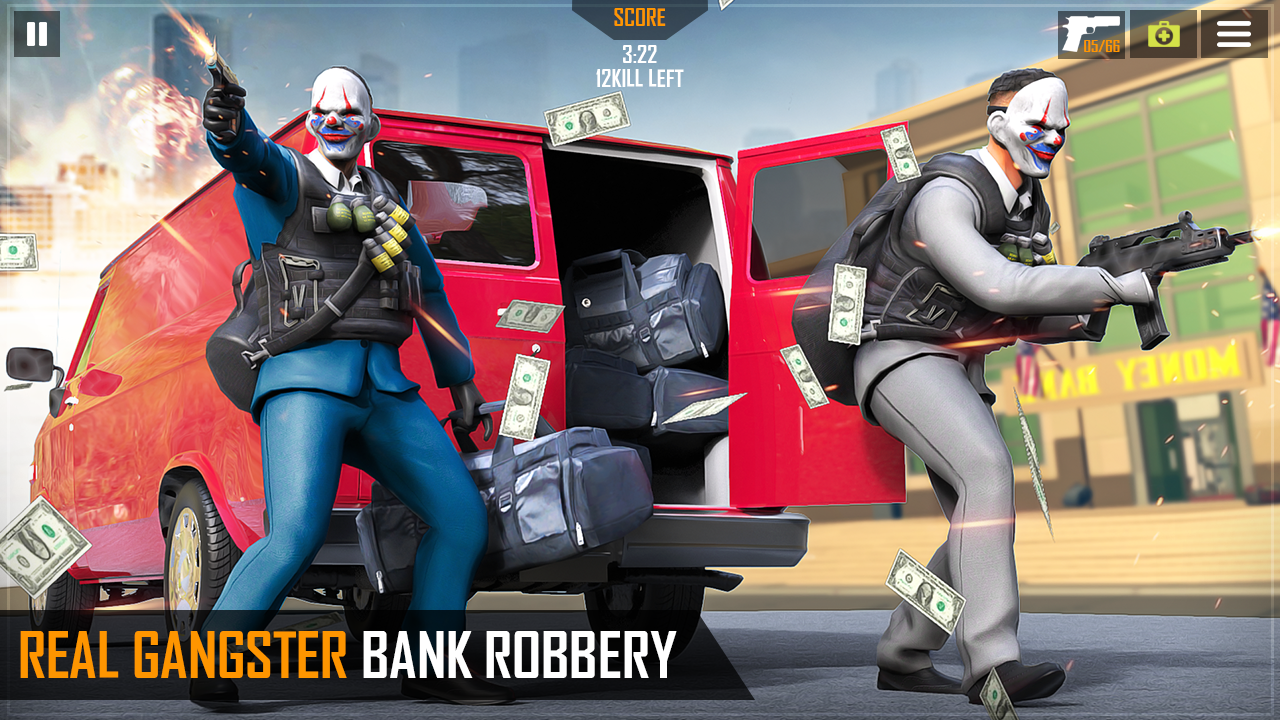 Gangsters Robbery Adventure - Armed Heist City Crime