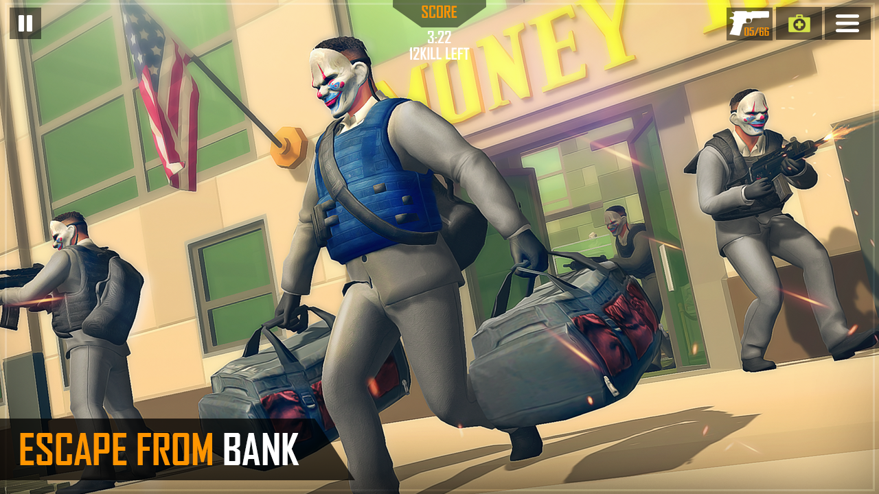 Gangsters Robbery Adventure - Armed Heist City Crime