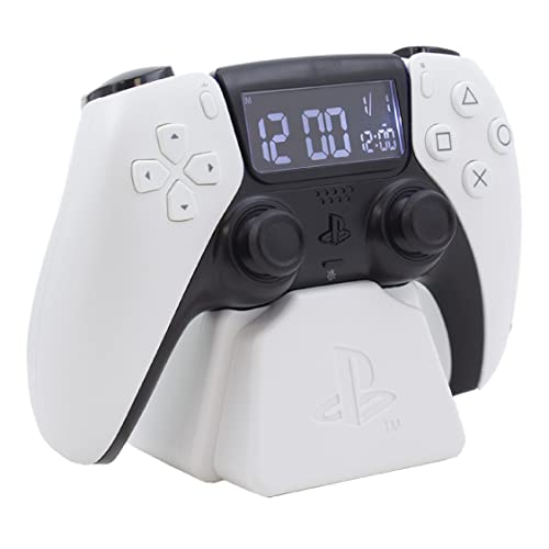 Officially Licensed Paladone PS5 Controller White Alarm Clock