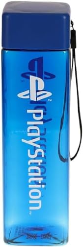 Playstation Square Water Bottle with Wrist Strap - 500ml