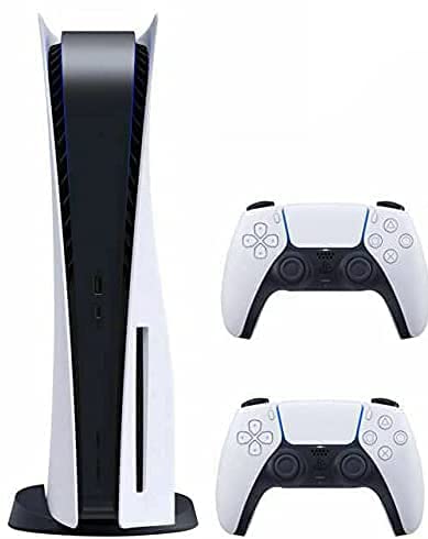 PS5 Disc Console Bundle with Extra Controller & 4K-TV Gaming
