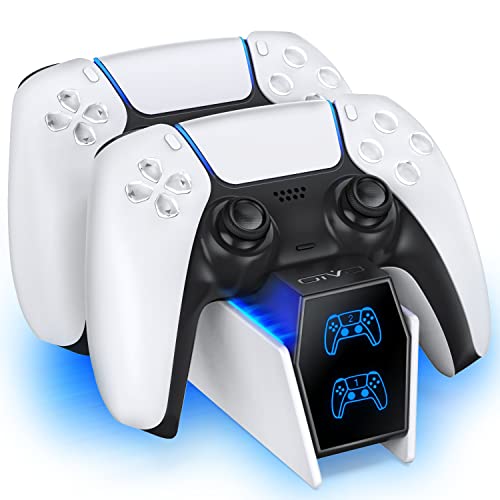 PS5 Controller Charger Station with Fast Charging Cords
