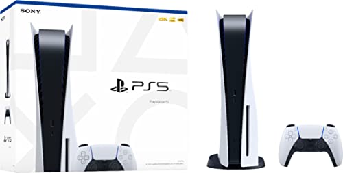 PS5 Disc Console Bundle with Extra Controller & 4K-TV Gaming