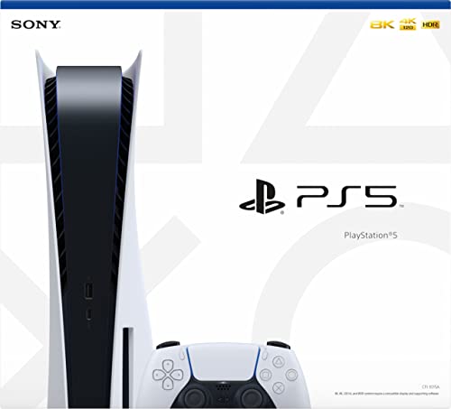 PS5 Disc Console Bundle with Extra Controller & 4K-TV Gaming