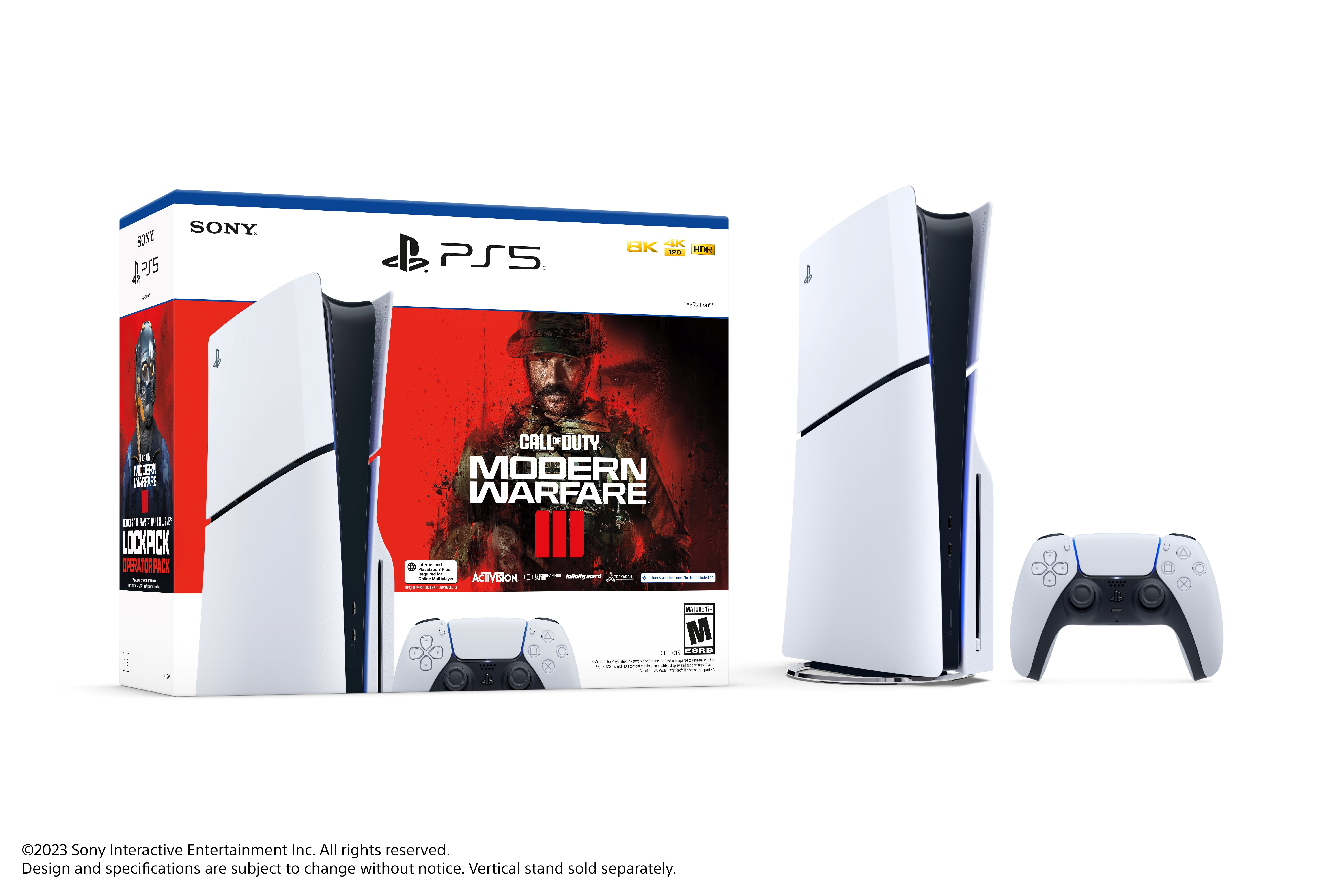PS5 Console with Call of Duty Modern Warfare III