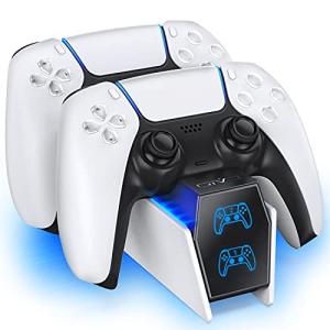 PS5 Controller Charger Station with Fast Charging Cords