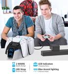 PS5 Controller Charger Station with Fast Charging Cords