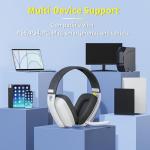 Wireless Gaming Headset with Flip Microphone for PS4/PS5