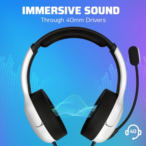 Officially Licensed PDP AIRLITE Wired Headset for PlayStation