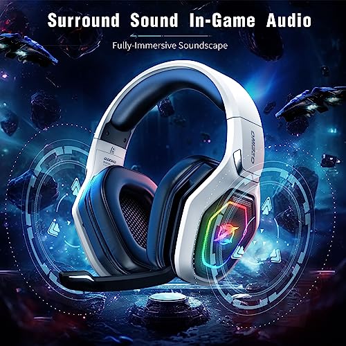 Ozeino Wireless Gaming Headset for PC, PS5, PS4