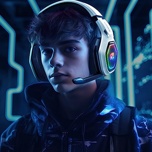 Ozeino Wireless Gaming Headset for PC, PS5, PS4