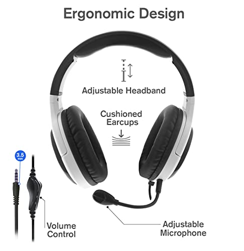 Nyko NP5-5000 Wired Headset - Lightweight, Adjustable Mic