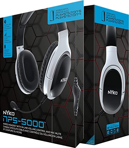 Nyko NP5-5000 Wired Headset - Lightweight, Adjustable Mic
