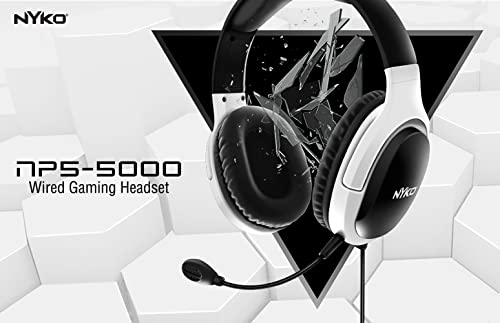Nyko NP5-5000 Wired Headset - Lightweight, Adjustable Mic