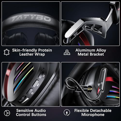 Wireless Gaming Headset for PS5 PS4 Switch PC