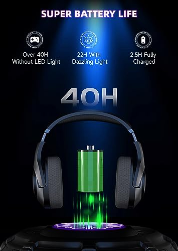 Wireless Gaming Headset for PS5, PS4, Xbox, Switch