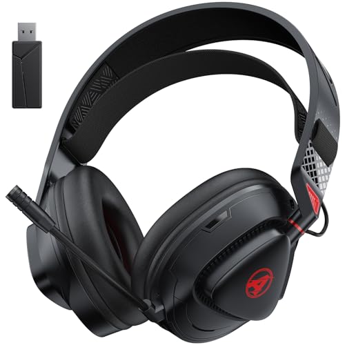 Awinnasey Wireless Gaming Headset for Multiple Platforms