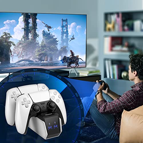 PS5 Dual Controller Charging Station with LED Indicators