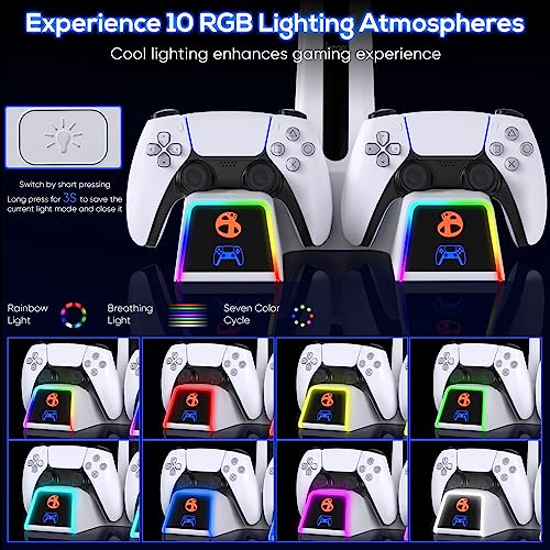 GORIXER RGB Dual VR2 Controller Charging Station