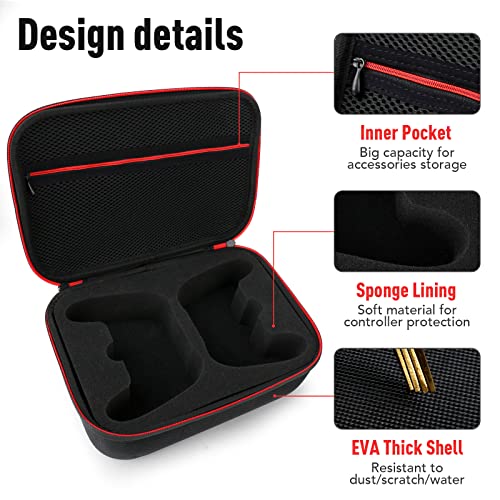 Younik Controller Travel Case: PS-5, PS-4, Xbox, Switch Pro