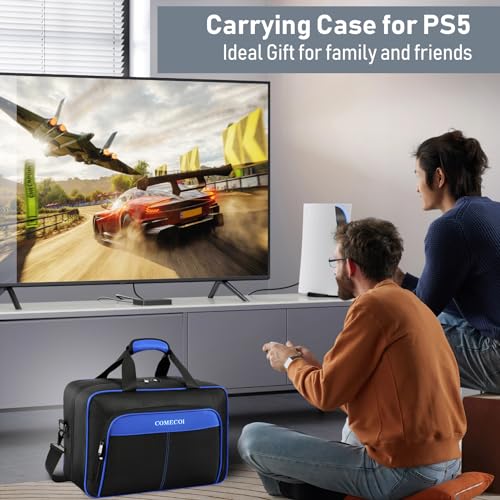 PS5 Travel Case: Large Capacity Storage Bag with Accessories