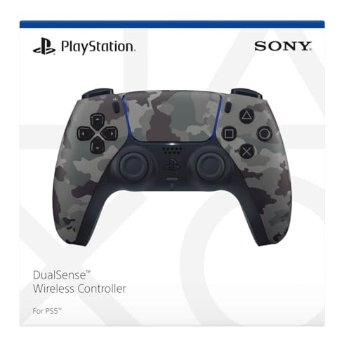 Gray Camouflage PlayStation DualSense Wireless Controller