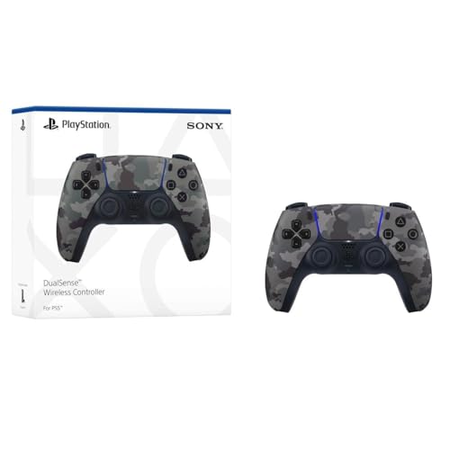 Gray Camouflage PlayStation DualSense Wireless Controller