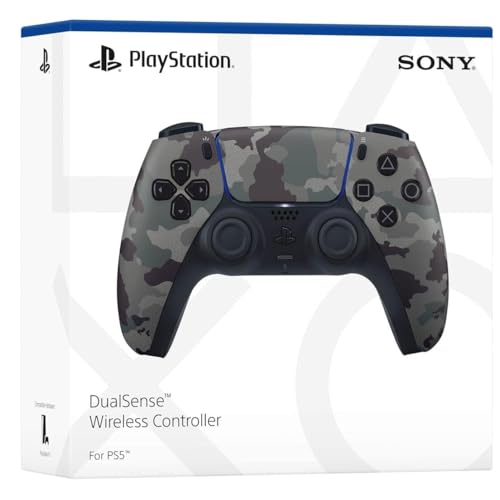Gray Camouflage PlayStation DualSense Wireless Controller