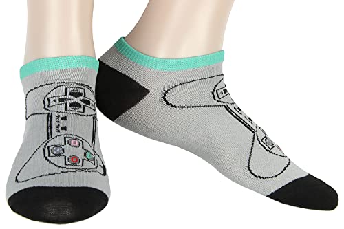 Bioworld PlayStation Logo Icon Controller 3-Pack Ankle Socks
