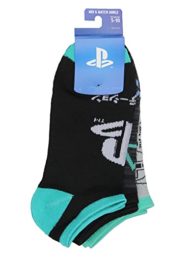 Bioworld PlayStation Logo Icon Controller 3-Pack Ankle Socks
