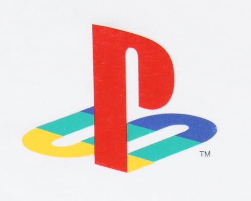 Men's PlayStation Button Icons Long Sleeve T-Shirt, Medium