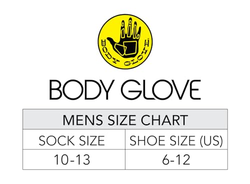 Body Glove Men's Socks - 12 Pack Performance Cushion Athletic Quarter Cut Socks - Running Socks for Men, Size 6-12, Black/Grey