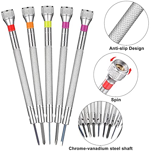 13pc Micro Precision Watch Screwdriver Set - 0.6-2 mm