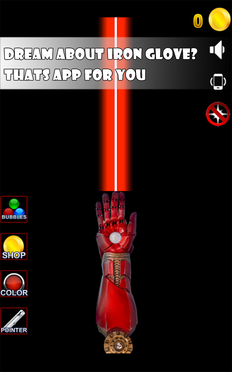 Iron Glove Laser Pointer