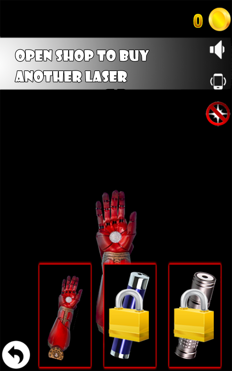 Iron Glove Laser Pointer