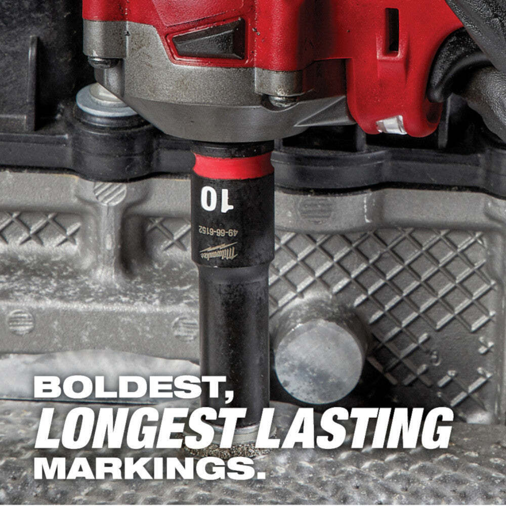 Milwaukee 49-66-7009 SHOCKWAVE 3/8" Impact Duty SAE/Metric Socket Set - 43 PC