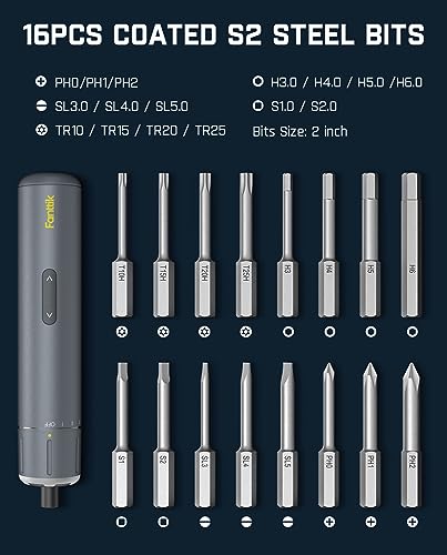 Fanttik S1 Pro Electric Screwdriver with 16 Bits