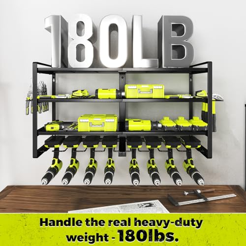 Heavy Duty Power Tool Organizer with Drill Holder