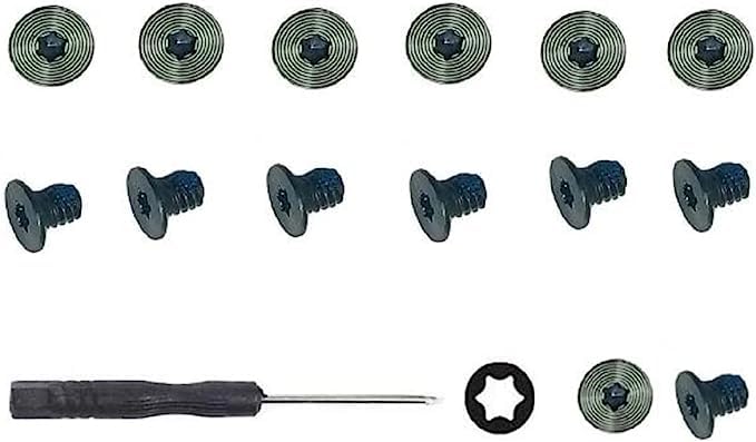 14pcs Anti-Loosening Wallet Screws Set with T5 Screwdriver
