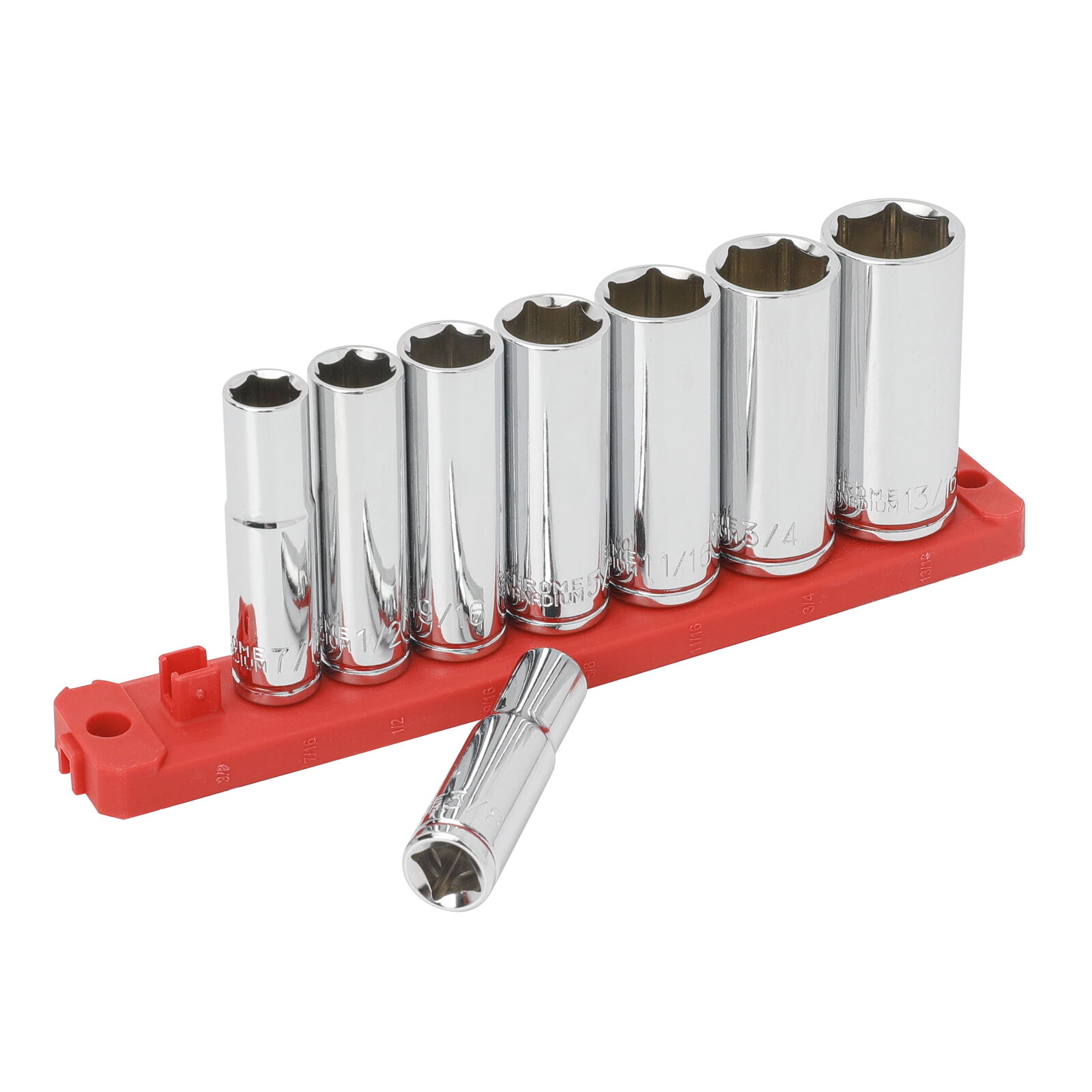 Hyper Tough 19 Piece 3/8 Inch Drive Ratchet and Socket Set,Deep Standard Sockets