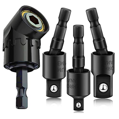 CIGOTU 4-in-1 Impact Drill Bit Extension Set