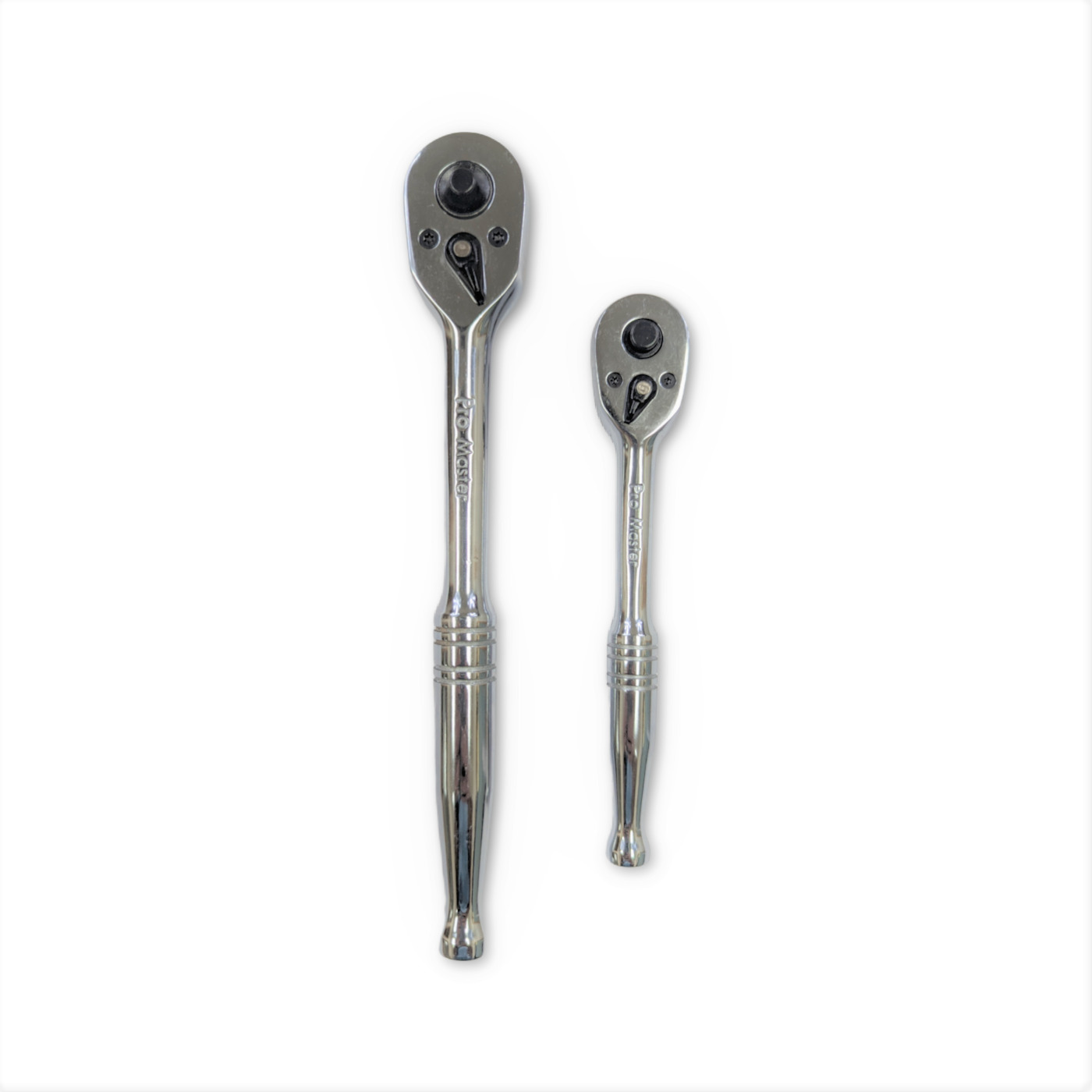 Pro Master 2-Piece 3/8" and 1/4" drive ratchet set , Quick Release Ratchets
