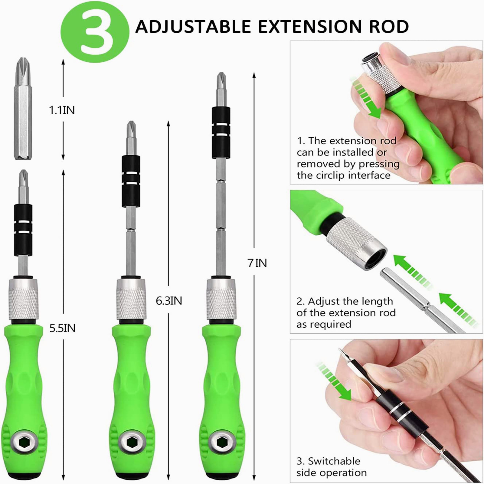 32 in 1 Small Magnetic Screwdriver Set Torx Driver Professional Repair Tool Kit