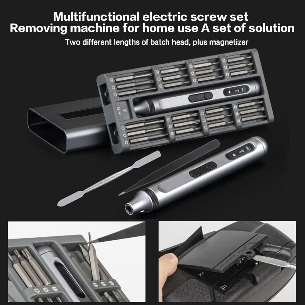52 IN 1 Mini Precision Electric Screwdriver Set Magnetic Cordless Screwdriver US