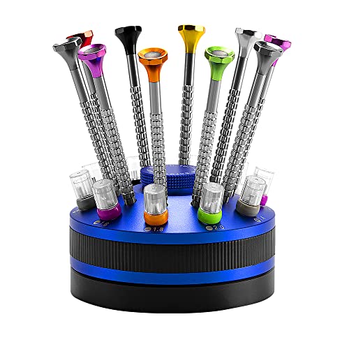 10pc Set of Precision Watch Screwdrivers with 20 Extra Blades