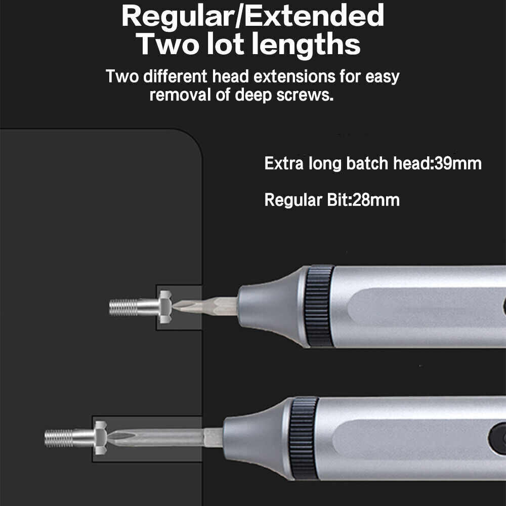 52 IN 1 Mini Precision Electric Screwdriver Set Magnetic Cordless Screwdriver US