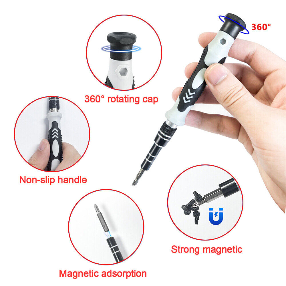 115 in 1 Magnetic Precision Screwdriver Set PC Phone Electronics Repair Tool Kit