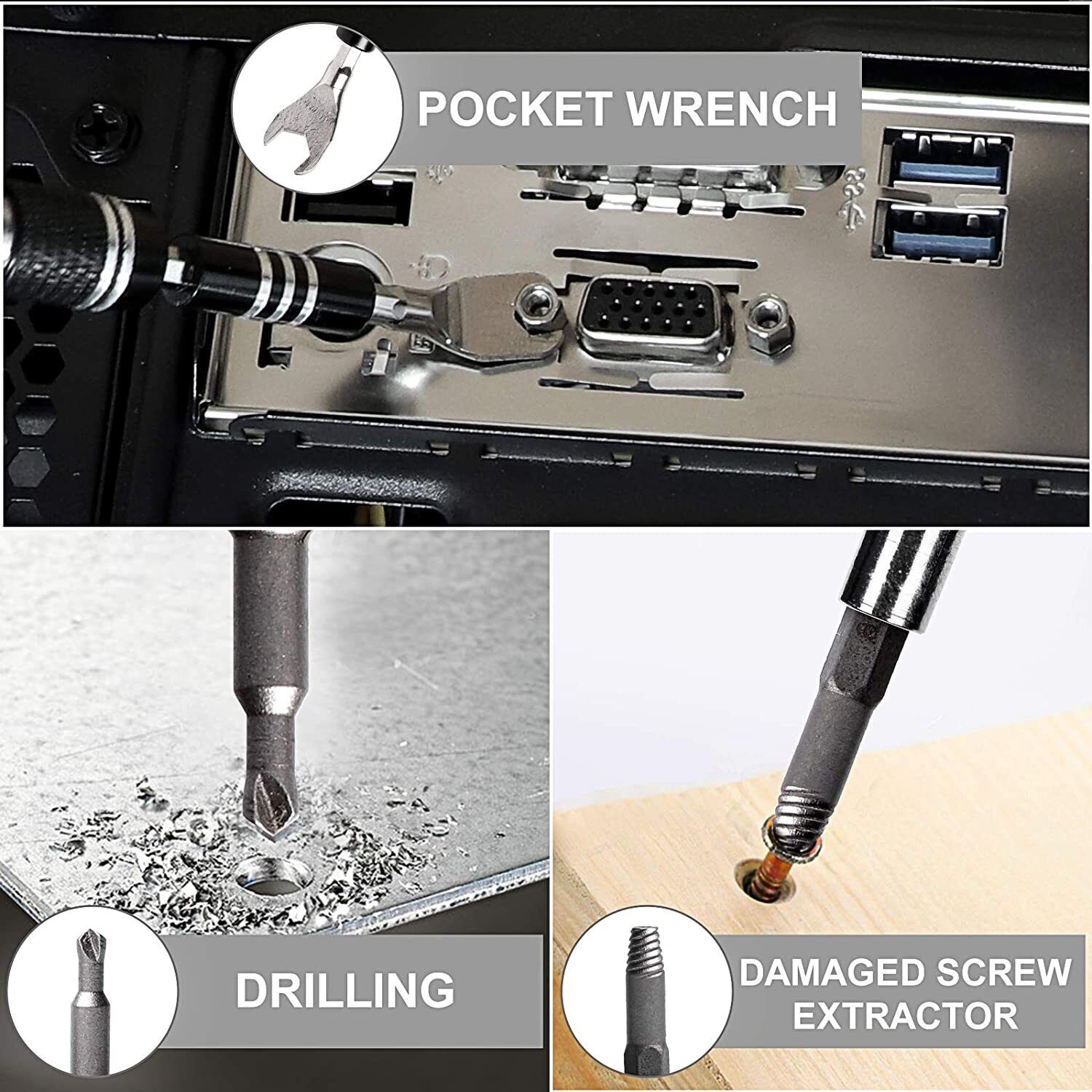 Precision Screwdriver Set Mini 138 in1 Multi-function TORX Magnetic Repair Tool