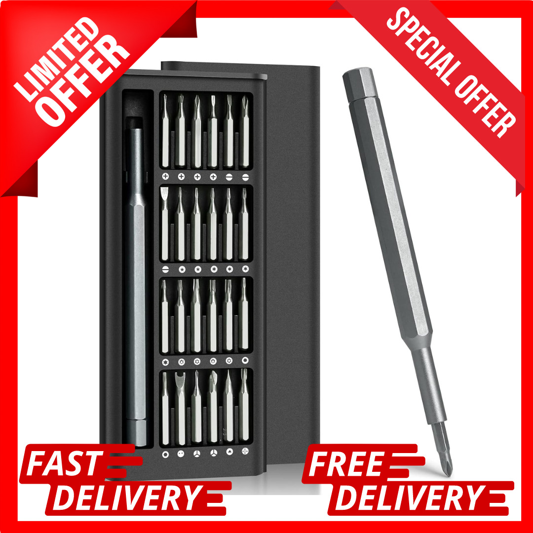24 in 1 Magnetic Precision Screwdriver Set Computer Pc Phone Repair Fix Tool Kit