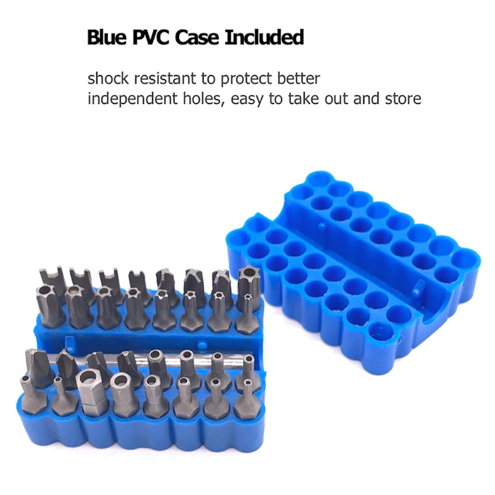 Security Tamper Proof Bit Set 33pc Torq Torx Hex Star Spanner Tri Wing Screwdriv